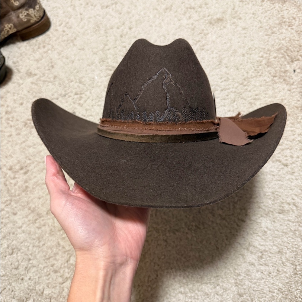 Chocolate Brown Custom Cowboy Hat